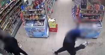 Był na przepustce. Ukradł puszkę WOŚP i zaatakował policjantów. Jest nagranie