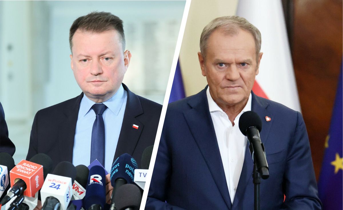 donald tusk, błaszczak, stosunki polsko-amerykańskie, Donald Trump, dymisja Błaszczak o Tusku: powinien podać się do dymisji, jeśli wygra Trump