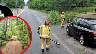 Burza nad powiatem chodzieskim. Strażacy interweniowali 9 razy w jedną niedzielę