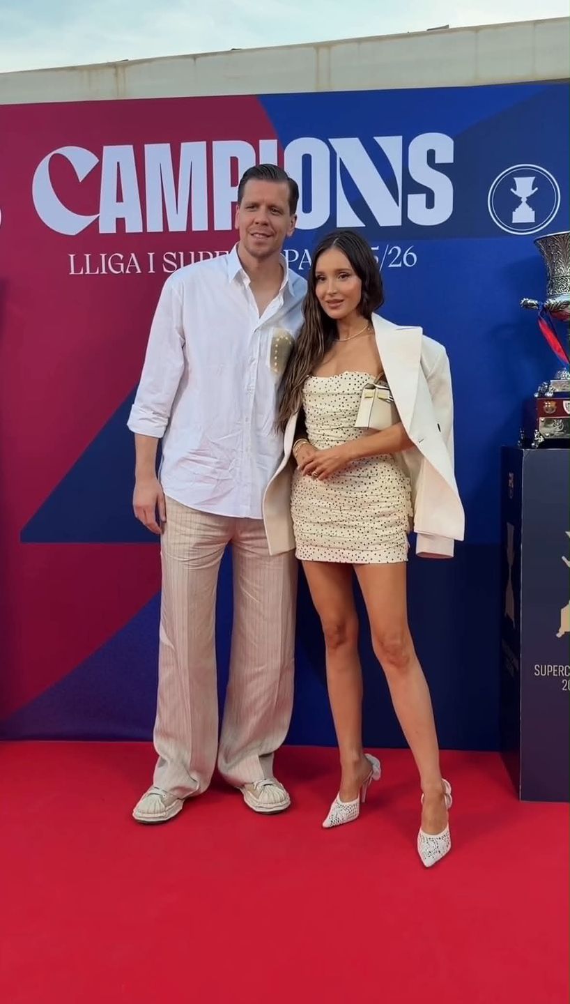 Lewandowscy i Szczęśni lansują się na imprezie FC Barcelona