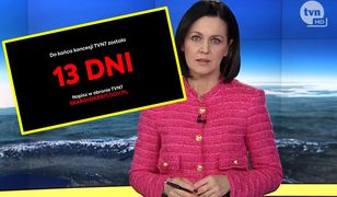 Czarne plansze przed i w trakcie programu. "Dziś TVN7 potrzebuje pomocy"