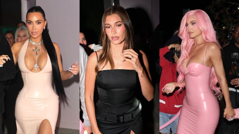 Hailey Bieber  i Kardashianki meldują się na evencie 