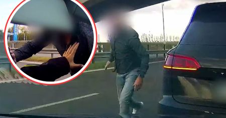 Bulwersujące sceny na D6. Rzucił się na kobietę podróżującą z 8-letnią córką