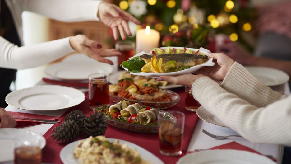 wigilia 
 passing plate with Christmas carp
People passing plate with Christmas carp
                               
Carp, Fish, Polish cultures, Plate, Sharing, Christmas Eve, Passing, Two people, Table, Poland, Human hands, Christmas, Plate, Carrying, Homemade, Cuisine, Unrecognizable person, Gourmet, Tradition, Holiday, Feast, Copy space, Background, Food and drink, Winter, Christmas decoration, December, Season, Fried, Cooked, Meal, Dish, Supper, Celebration, Family, Togetherness