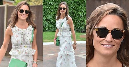 Pippa Middleton w romantycznej sukience za 4 tysiące