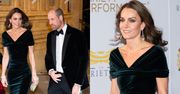 Elegancka Księżna Kate w towarzystwie księcia Williama zmierza na galę Royal Variety Performance (ZDJĘCIA)