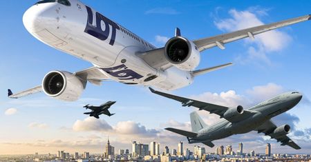 Airbus wygrał kontrakt dla LOT-u. "Mamy duże ambicje również na rynku obronnym"