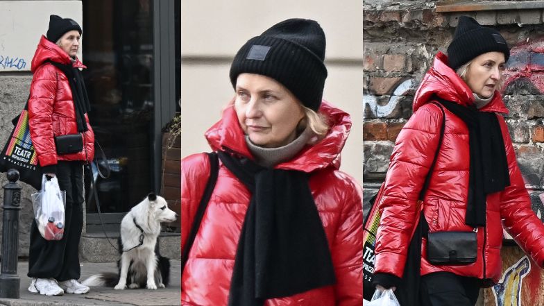 Izabela Kuna "przyłapana" na mieście