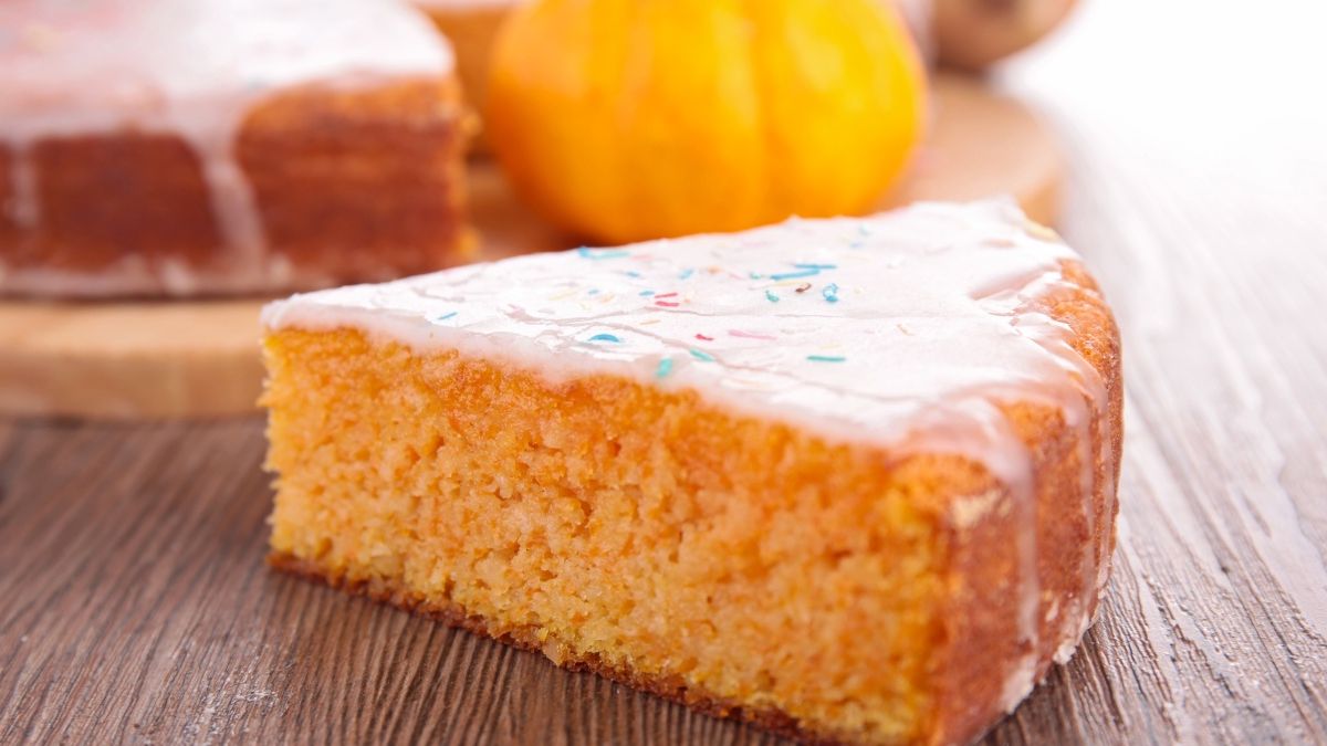 Kawałek ciasta dyniowego