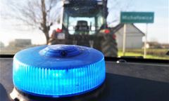 Rudna. Czas w pracy umilał sobie alkoholem. Wpadł wracając ciągnikiem do domu