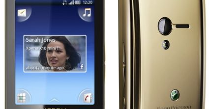 Xperia X10 mini/mini pro także w złocie i różu