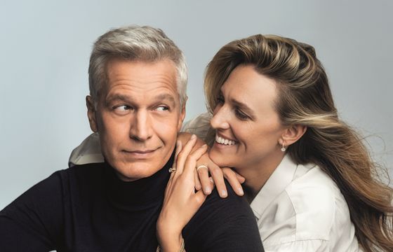 Michał Żebrowski o żonie w kampanii Yes