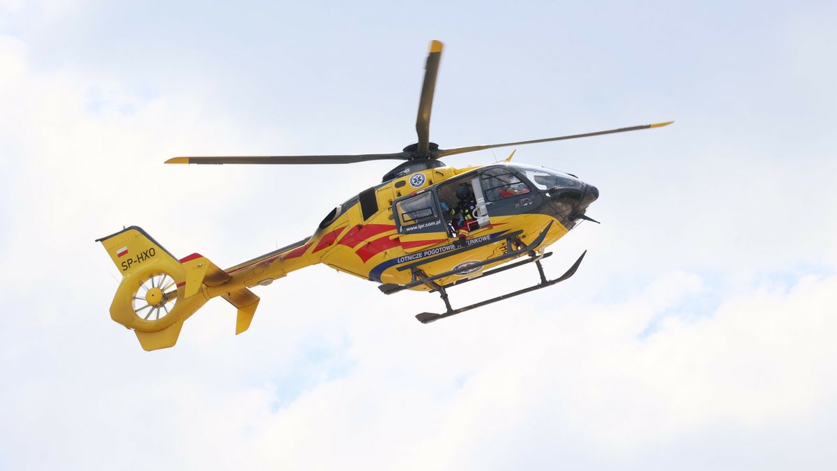 Na miejsce wysłano śmigłowiec LPR