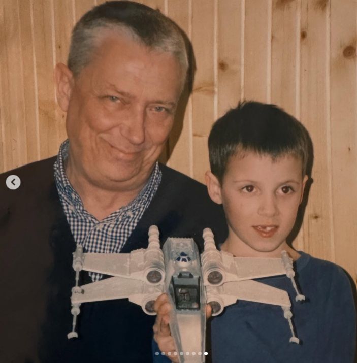 Tadeusz Kieniewicz z dziadkiem