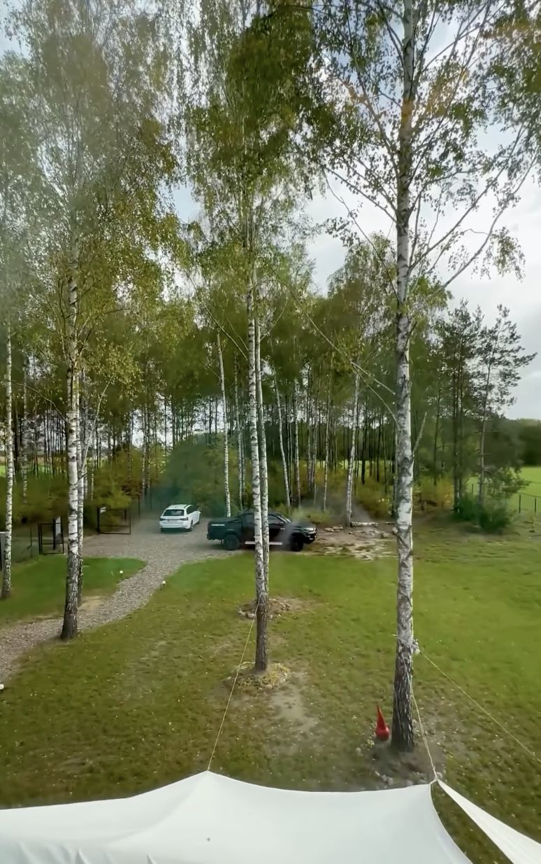 Widok z okna domu Mikołaja Roznerskiego