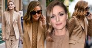 #TRENDY: Olivia Palermo w karmelowym komplecie