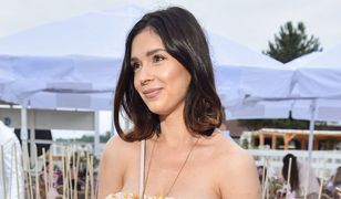 Klaudia Halejcio przyszła z miesięcznym dzieckiem na imprezę. Była w centrum uwagi