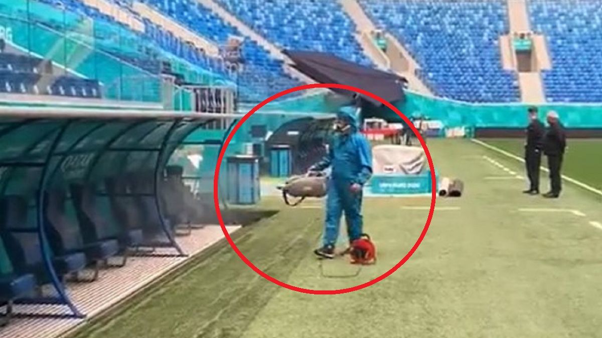 Dezynfekcja podczas Euro 2020