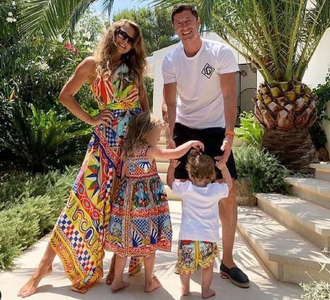 Rodzinne wakacje Lewandowskich