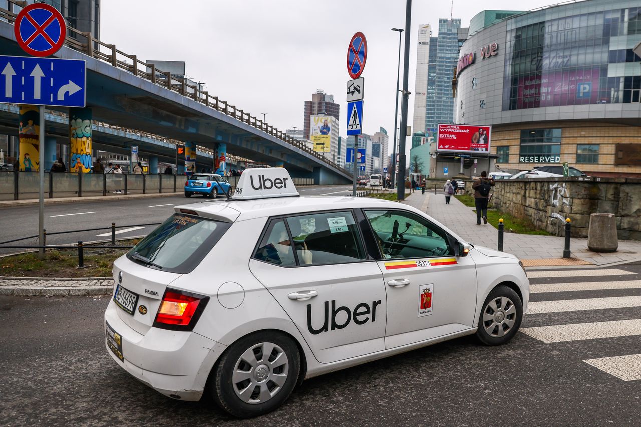 Nowa funkcja Ubera już w Warszawie (Beata Zawrzel/NurPhoto via Getty Images)