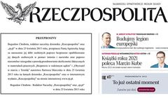 „Rzeczpospolita” na pierwszej stronie przeprasza sędzię za tekst sprzed 8 lat