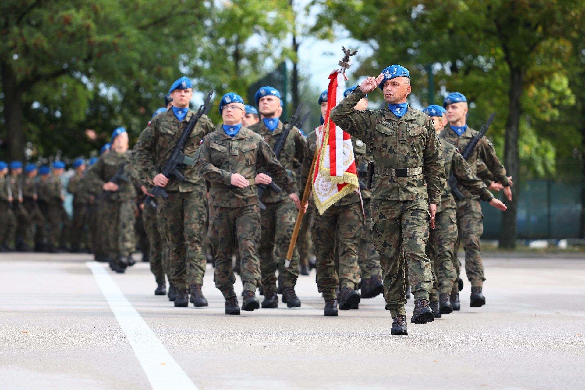 Wydarzenie zakończyła uroczysta defilada