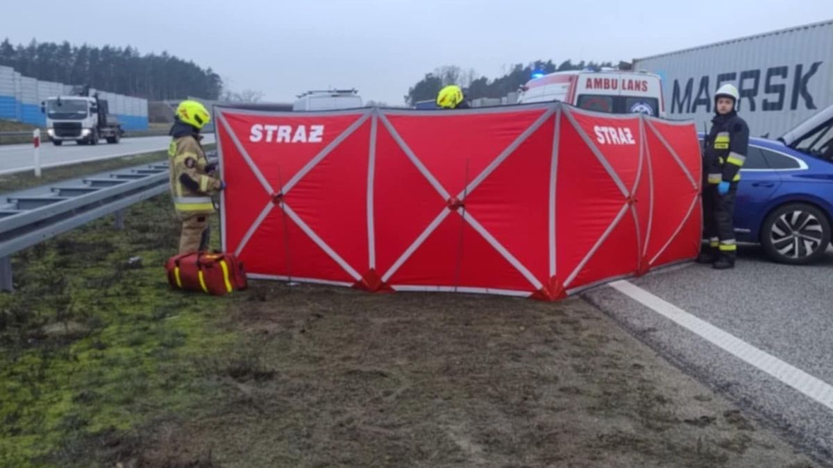 Tragiczne zdarzenie na A2.