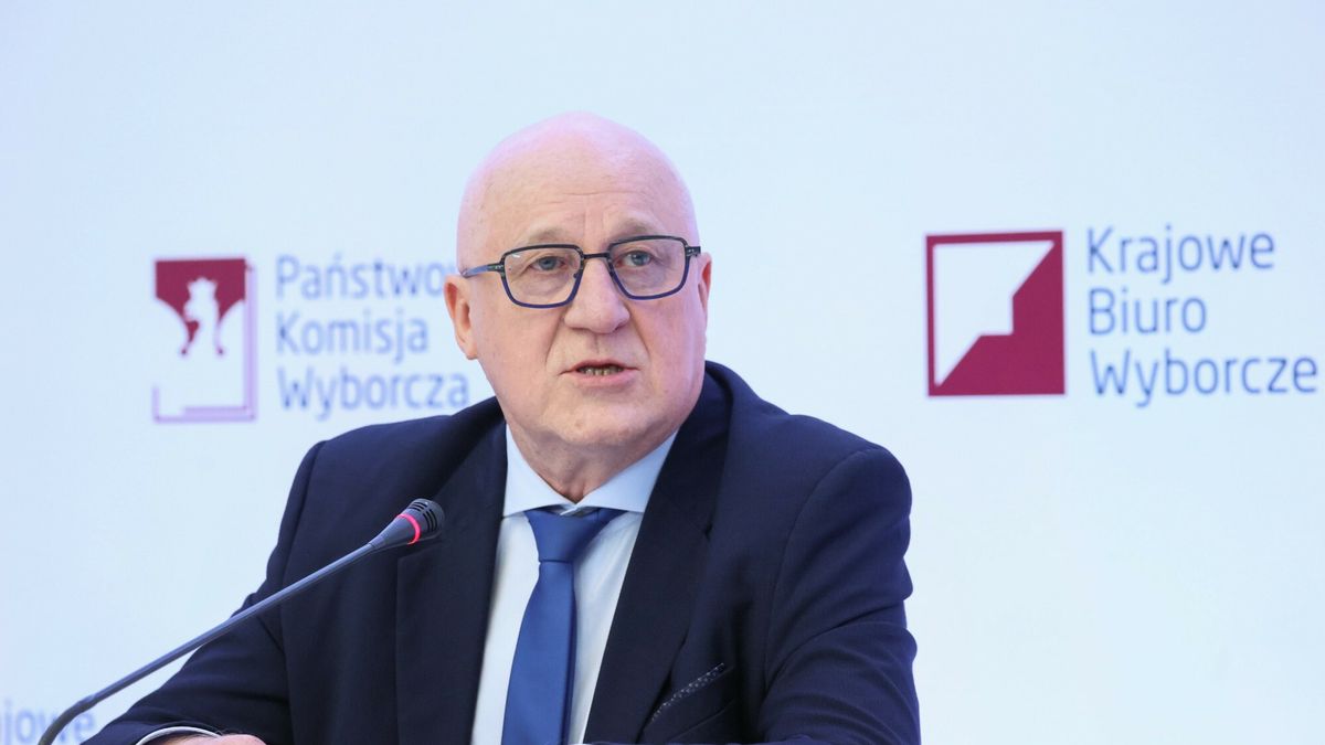 Przewodniczący PKW Sylwester Marciniak