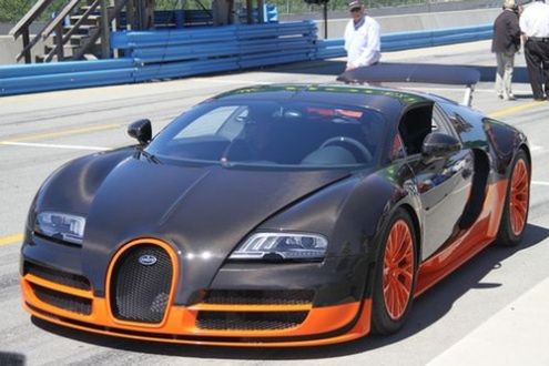 Bugatti Veyron Super Sport nieco wolniejszy niż może być...