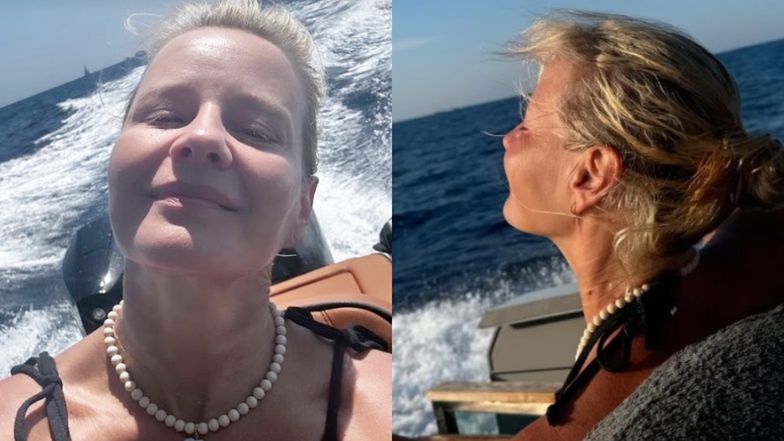 Małgorzata Kożuchowska relaksuje się na wakacjach