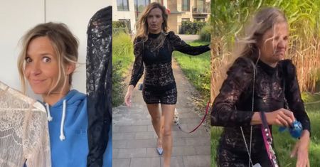 Joanna Koroniewska udowadnia, że nie jest "niechlujem". Pokazała nagranie, na którym sprząta PSIE ODCHODY