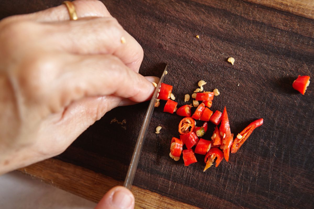 Tajska zupa nie mogłaby nie zawierać chilli!