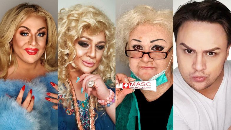 Oto Adelon - polska drag queen, która jest mistrzynią metamorfoz