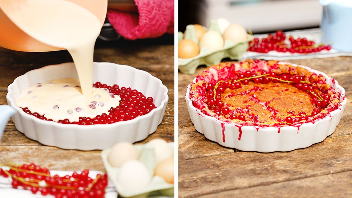 Clafoutis porzeczkowy- Pyszności