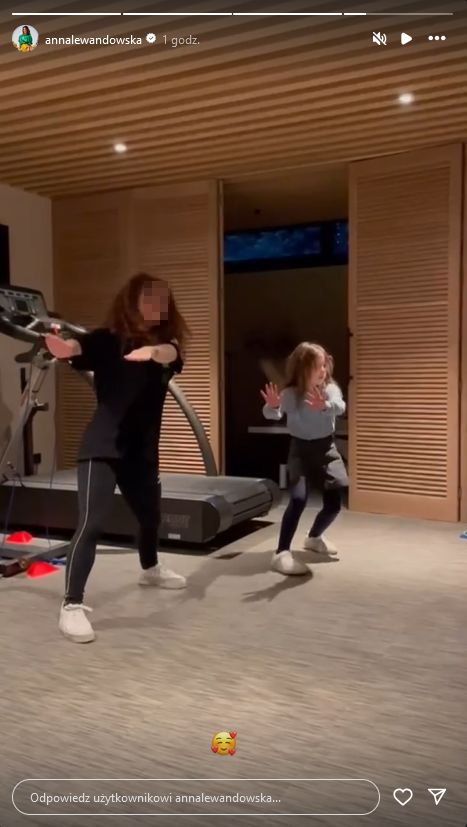 Anna Lewandowska chwali się tańczącą Klarą