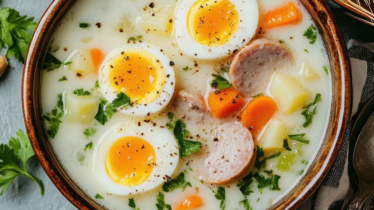 Zupa jajeczna na Wielkanoc