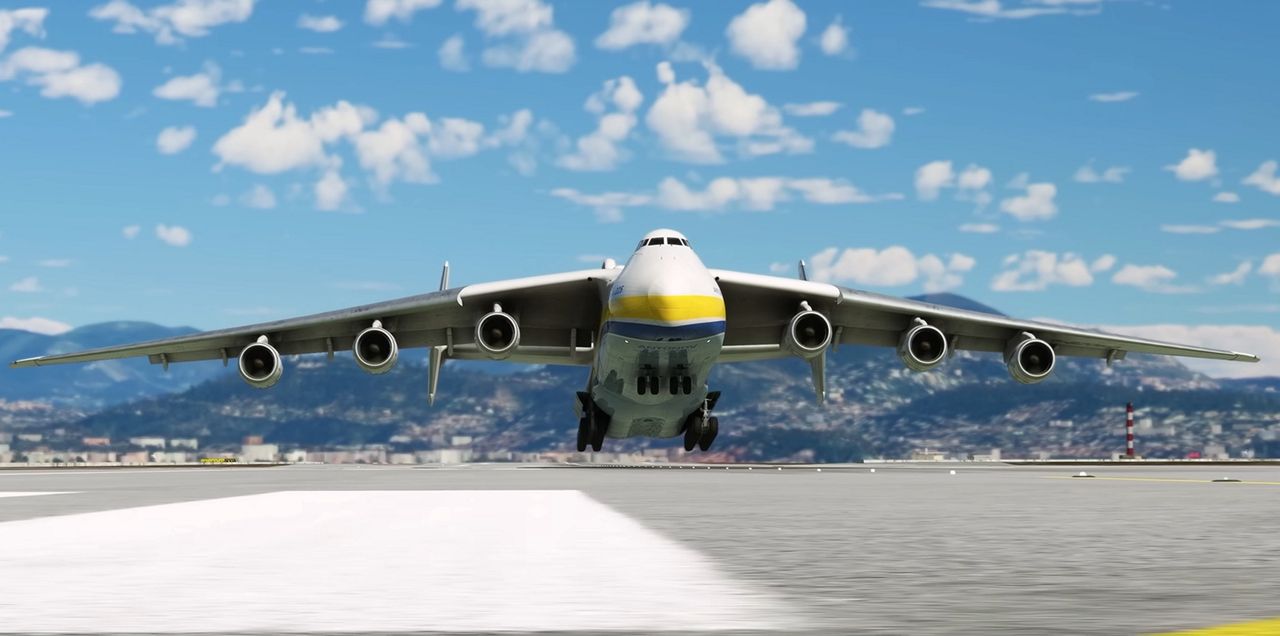 AN-225 "Mrija" in Microsoft Flight Simulator