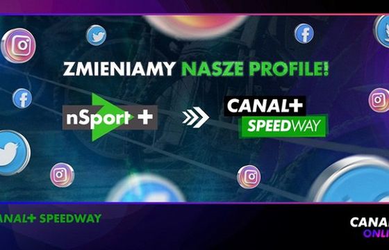 Profile nSport+ w mediach społecznościowych zmieniły się w Canal+ Speedway