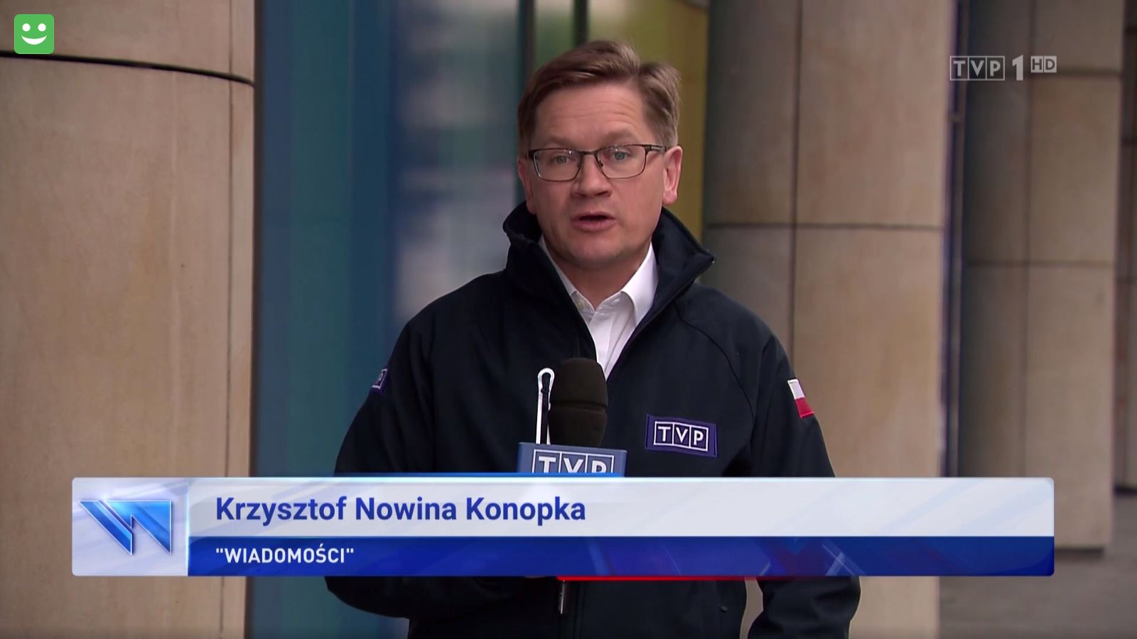 Materiał "Wiadomości" TVP o Jerzym Stuhrze i innych celebrytach