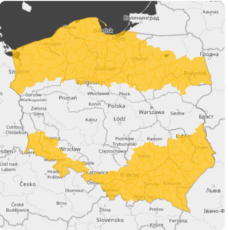  W tych rejonach obowiązują alerty w związku z mgłami