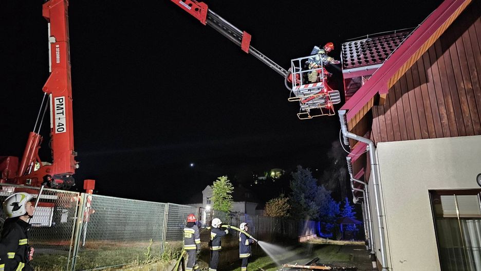 Pożar w Domu Dziecka w Klęczanach
