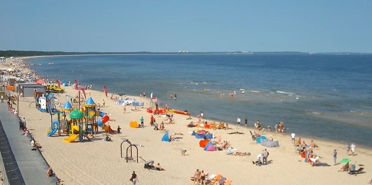 Plaża w Międzyzdrojach