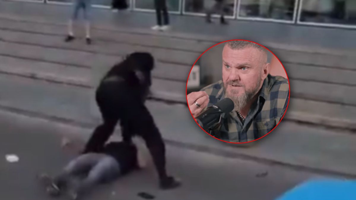 Marcin Miksza mówi o bójce pod Dworcem Centralnym.