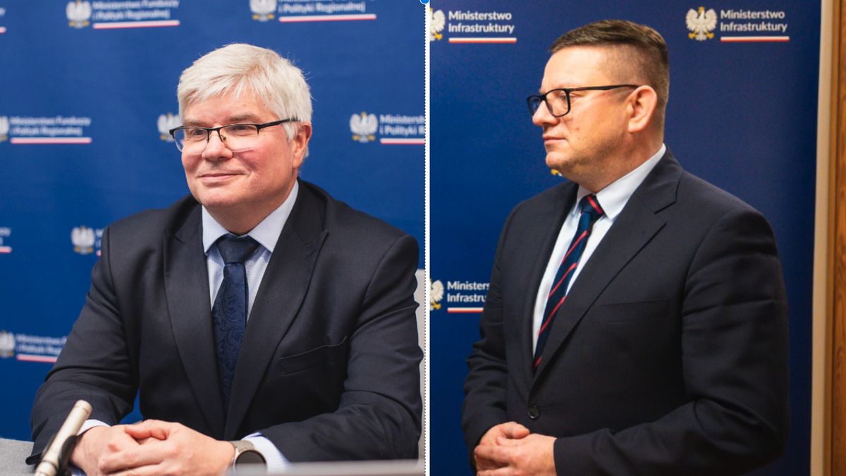 Maciej Lasek i Przemysław Koperski to wiceministrowie odpowiedzialni za sprawy lotnictwa cywilnego