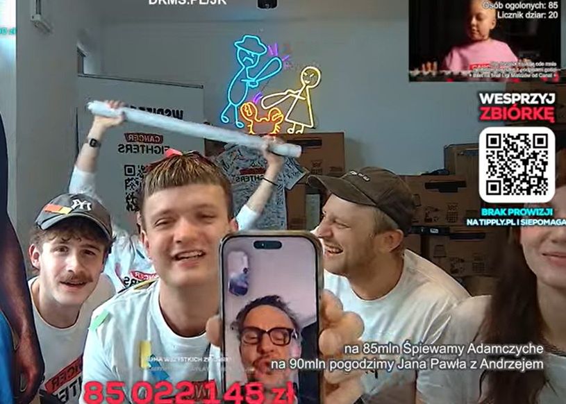 Bartłomiej Topa i Katarzyna Herman wsparli zbiórkę Łatwoganga 