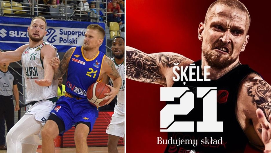 Aigars Skele został nowym zawodnikiem Czarnych Słupsk.