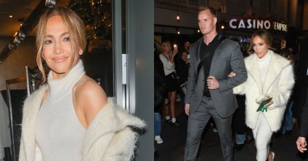 Jennifer Lopez u boku przystojnego ochroniarza opuszcza premierę filmu, który wyprodukował Ben Affleck