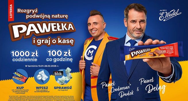 Paweł Deląg i Paweł „Czadoman” Dudek promują Pawełki