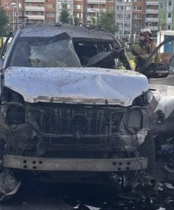 Zamach na rosyjskiego majora. Auto eksplodowało pod domem