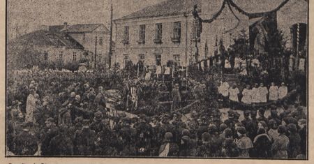 Łuków: 8000 osób żegnało Józefa Piłsudskiego w 1935 roku
